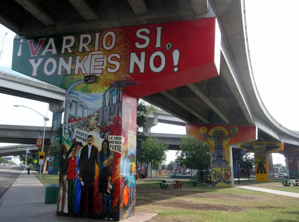 Street scene in Barrio Logan, San Diego
