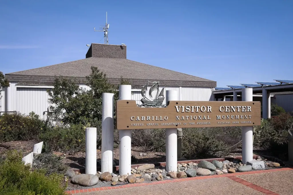 The visitor center at Cabrillo National Monument on Point Loma in San Diego, California