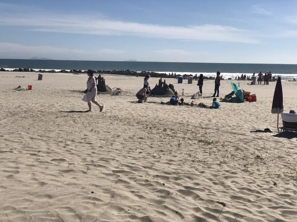 Sunny afternoon on Coronado Beach