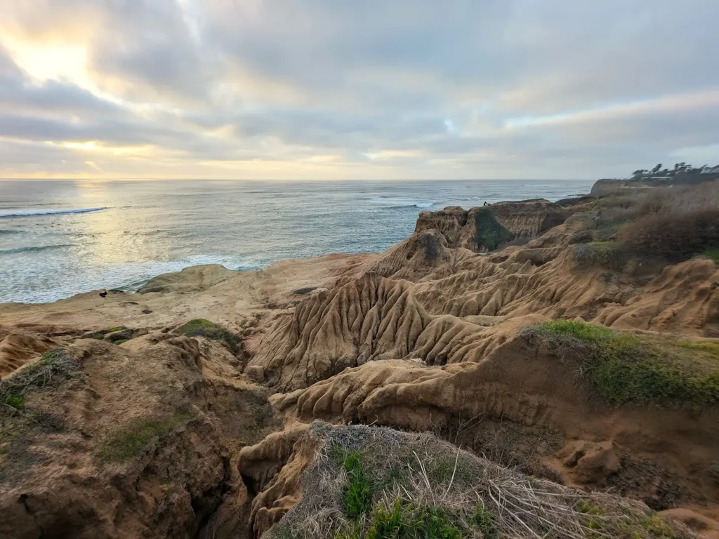 Evening light at Sunset Cliffs Natural Park