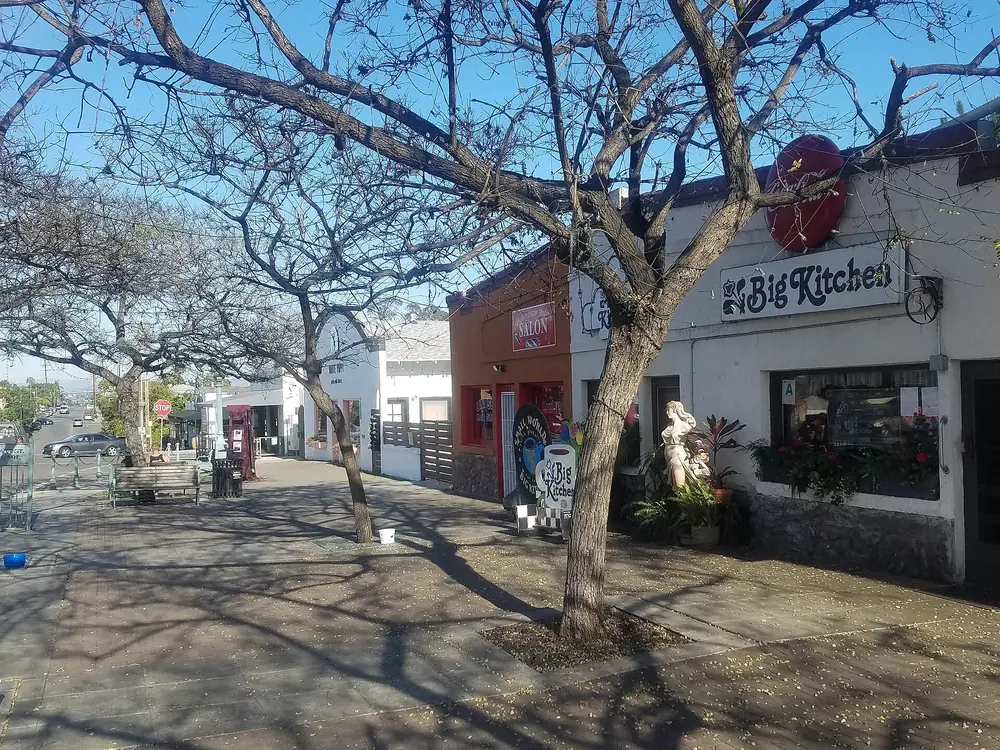 The heart of South Park, San Diego business district at Fern St
