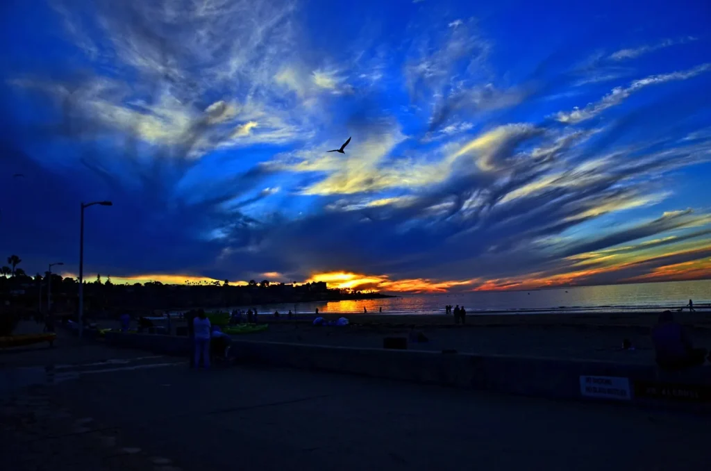 La Jolla Cove at sunset