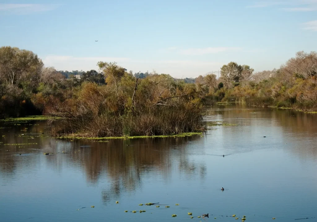 Mission Valley East neighborhood near budget hotels in San Diego