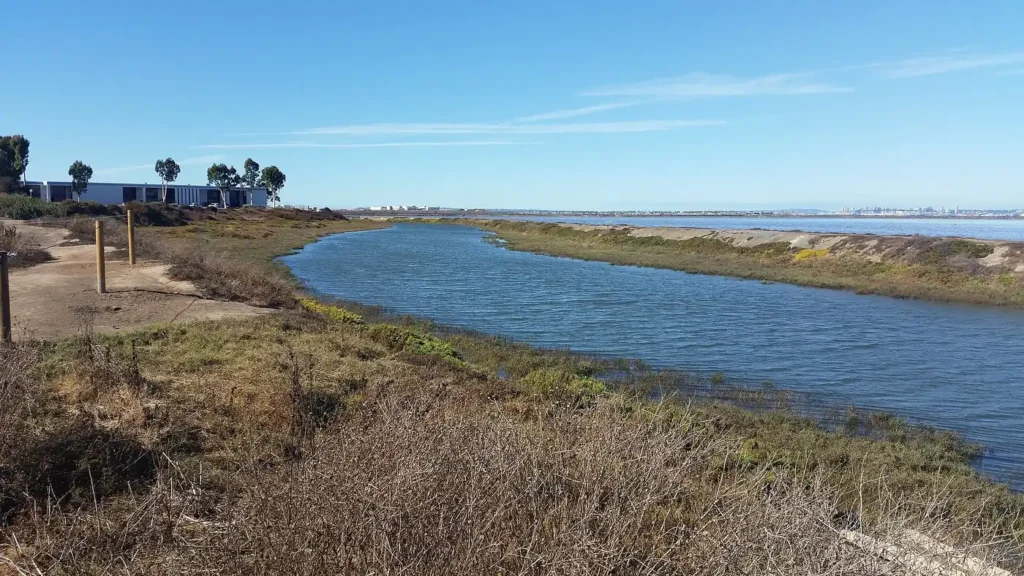 Otay River seen from the Bayshore Bikeway