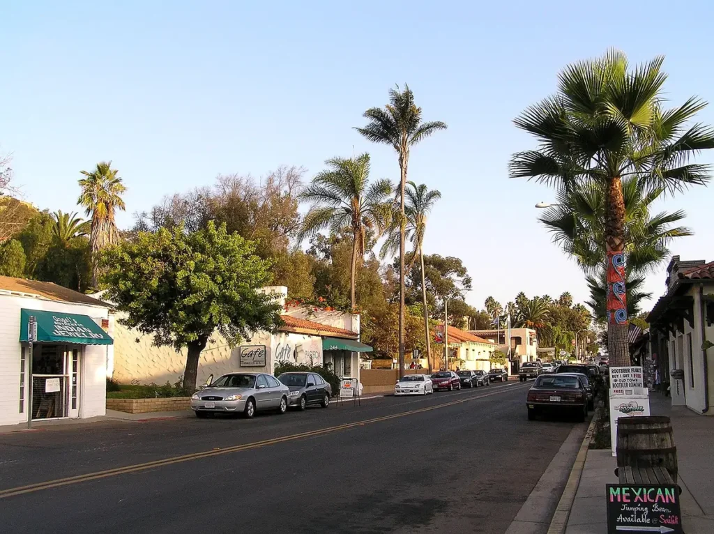 Historic buildings in Old Town San Diego