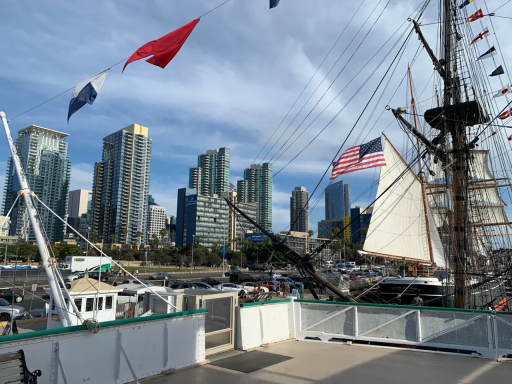 San Diego Cities: San Diego Wharf Skyline