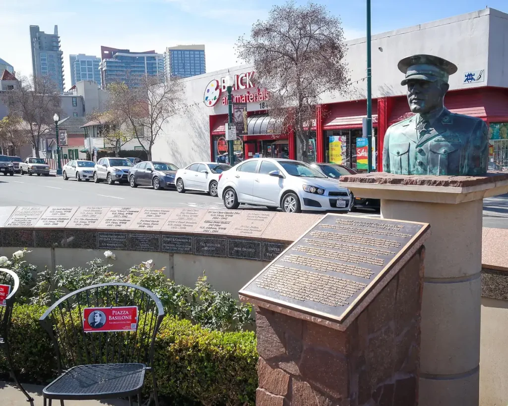 Sergeant Basilone Memorial in Little Italy